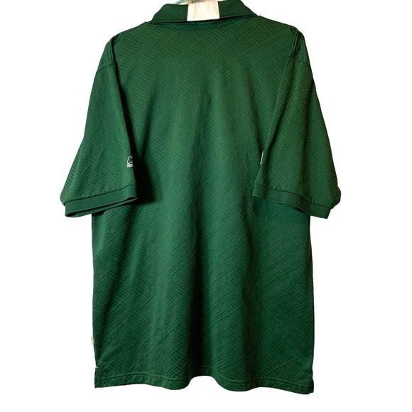 NFL Jets Team Apparel by Reebok Polo Mens Size Large Green Diamond Pattern - Picture 2 of 13